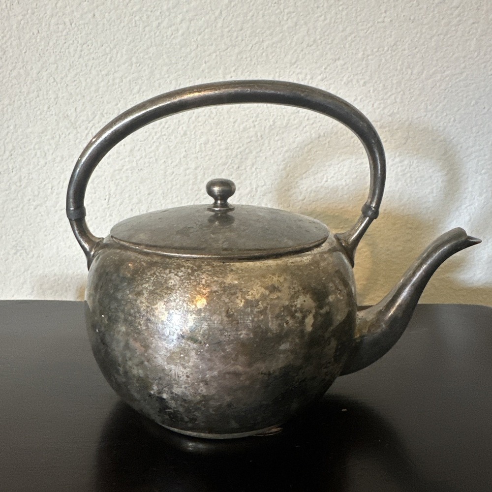 Gotham Silver On Copper Tea Pot